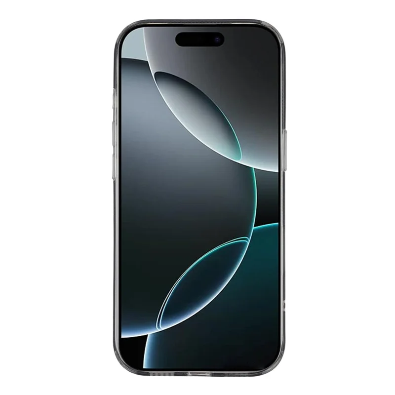 X-LEVEL For iPhone 17 Pro Case Precise Cutout Matte Tempered Glass + TPU Phone Cover - Transparent Black