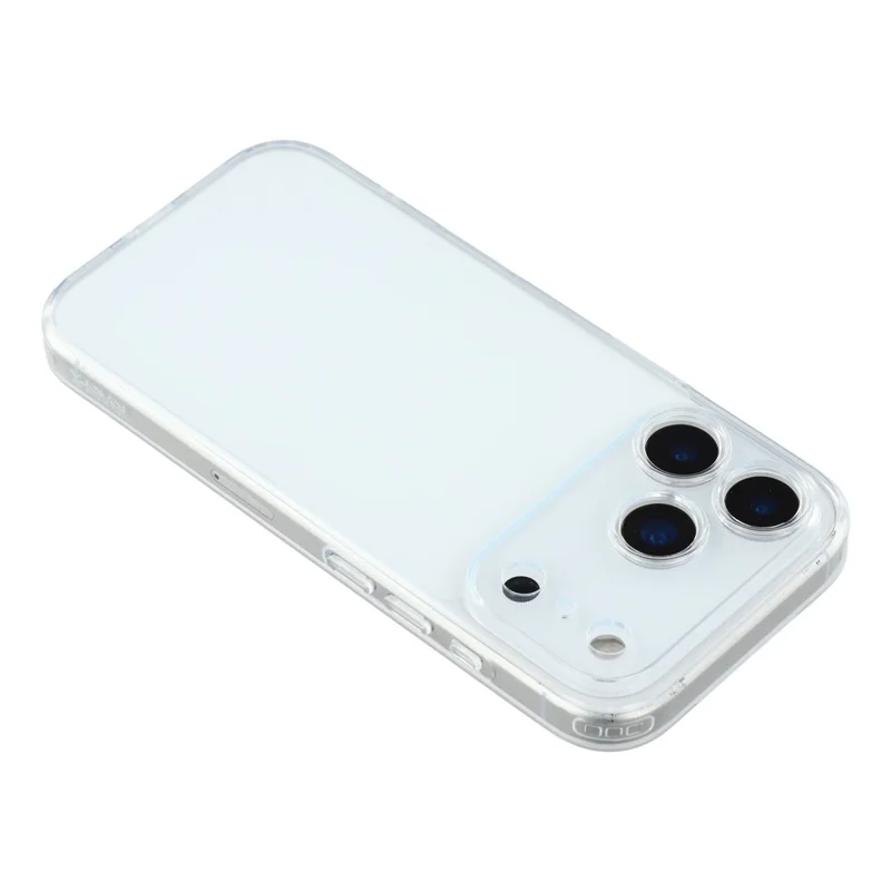 X-LEVEL For iPhone 17 Pro Case Precise Cutout Matte Tempered Glass + TPU Phone Cover - Transparent