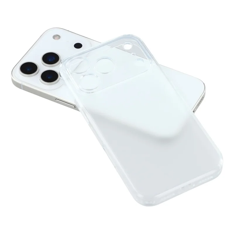 X-LEVEL For iPhone 17 Pro Case Precise Cutout Matte Tempered Glass + TPU Phone Cover - Transparent