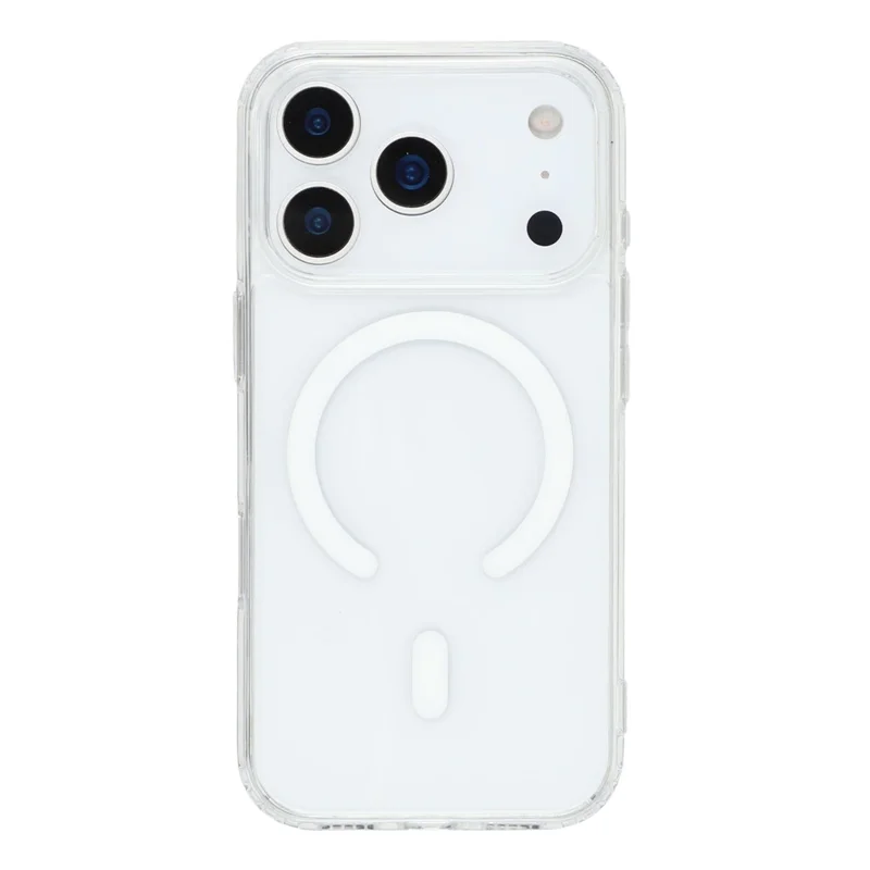 KIGC Для iPhone 17 Pro Прозрачный чехол совместимый с MagSafe TPU + PC Ударопрочный чехол для телефона