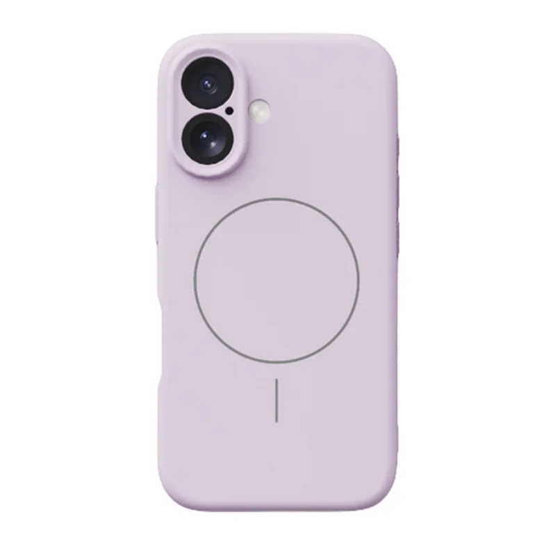 YCADEN For iPhone 16 Plus Case Compatible with MagSafe Precise Cutouts TPU Phone Back Cover - Morandi Purple