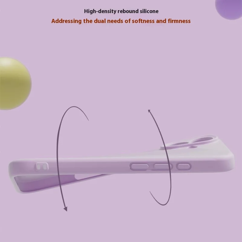 YCADEN For iPhone 16 Plus Case Compatible with MagSafe Precise Cutouts TPU Phone Back Cover - Morandi Purple