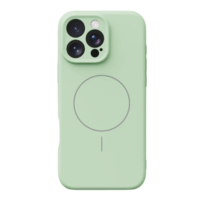 YCADEN For iPhone 16 Pro Case Compatible with MagSafe Precise Cutouts TPU Phone Back Cover - Grass Green