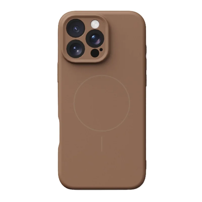 Étui YCADEN pour iPhone 16 Pro Compatible avec MagSafe Découpes Précises PC + TPU Coque Arrière de Téléphone - Kaki