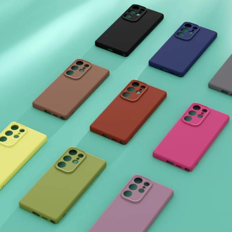 YCADEN For Samsung Galaxy S25 Ultra Magnetic Case Precise Cutouts TPU Phone Back Cover - Grass Green