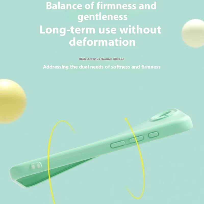 YCADEN For iPhone 16e Case Compatible with MagSafe Precise Cutouts TPU Phone Back Cover - Grass Green