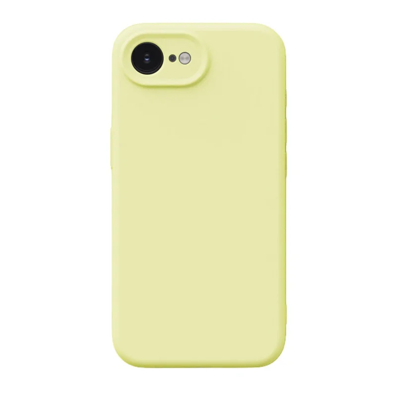 YCADEN For iPhone 17e / 16e Case Compatible with MagSafe Precise Cutouts TPU Phone Back Cover - Cream Yellow