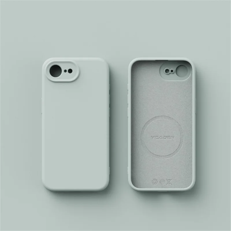YCADEN For iPhone 17e / 16e Case Compatible with MagSafe Precise Cutouts TPU Phone Back Cover - Cloud Blue