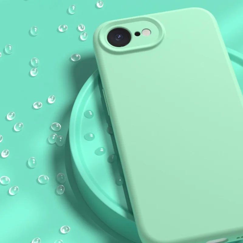 Capa YCADEN para iPhone 16e Compatível com MagSafe Recortes Precisos Capa Traseira de TPU - Branco Antigo