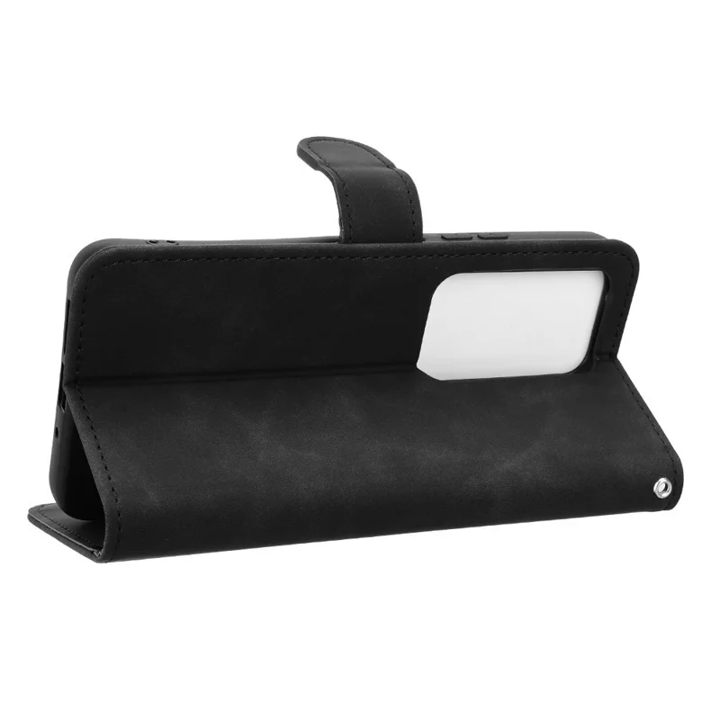 Étui en cuir Xiaomi Redmi 15 4G Sensation de peau Anti-chute Portefeuille Flip Housse de téléphone - Noir
