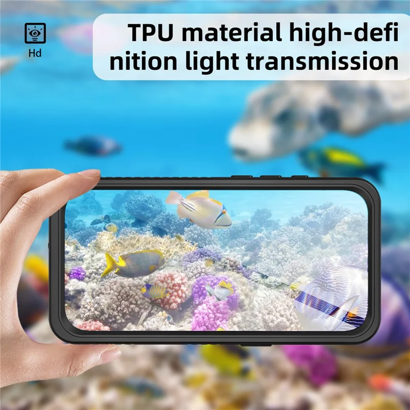 REDPEPPER FS / FM Series Para iPhone 17 Pro Funda Impermeable Compatible con MagSafe IP68 Funda de Teléfono a Prueba de Golpes