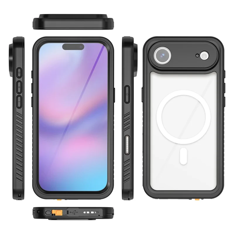 Série REDPEPPER FS / FM para iPhone 17 Air Capa Impermeável Compatível com MagSafe IP68 Capa de Telefone à Prova de Choque