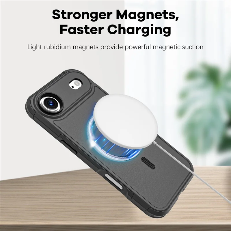 Étui Air Compatible avec iPhone 17 Avec MagSafe Coque de Téléphone Anti-chute en PC + TPU