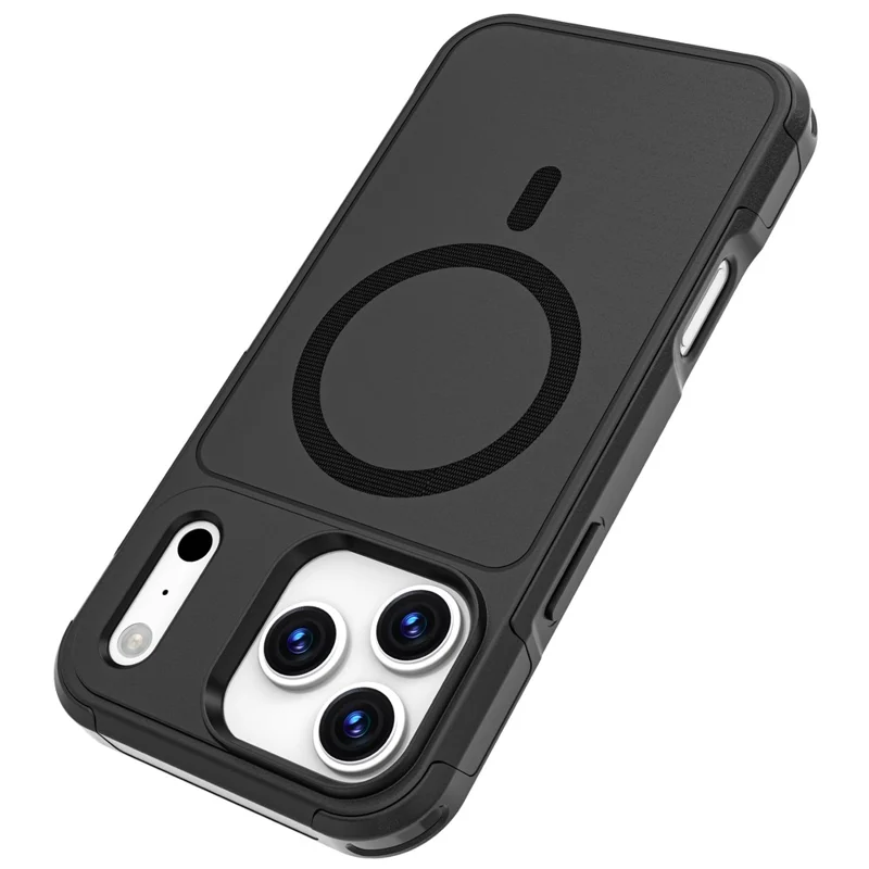 Étui pour iPhone 17 Pro Max compatible avec MagSafe Coque de téléphone anti-chute en PC + TPU