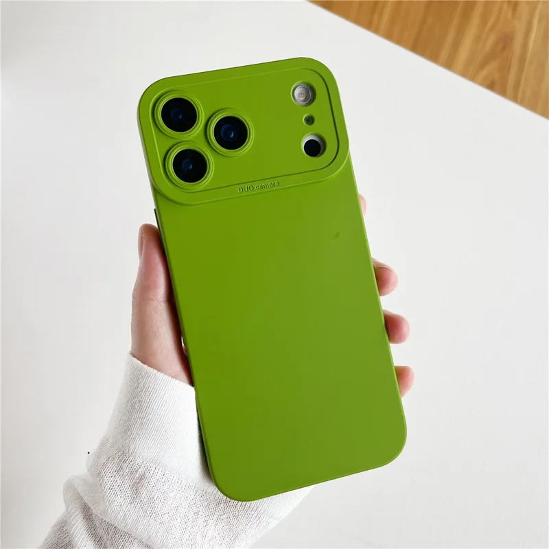 YCADEN For iPhone 17 Pro Max Case Precision Cutout TPU Protective Phone Cover - Matcha Green