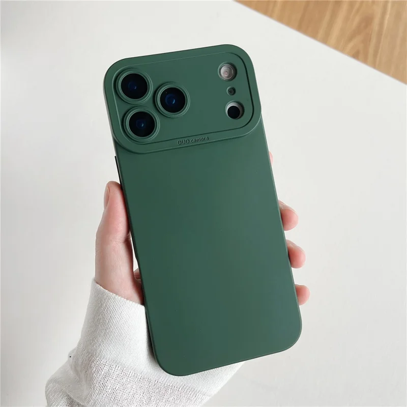 YCADEN For iPhone 17 Pro Case Precision Cutout TPU Protective Phone Cover - Green