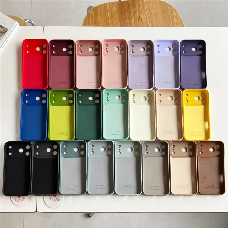 YCADEN For iPhone 17 Pro Case Precision Cutout TPU Protective Phone Cover - Antique White