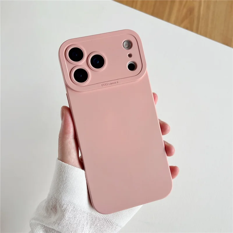 YCADEN For iPhone 17 Pro Case Precision Cutout TPU Protective Phone Cover - Light Pink