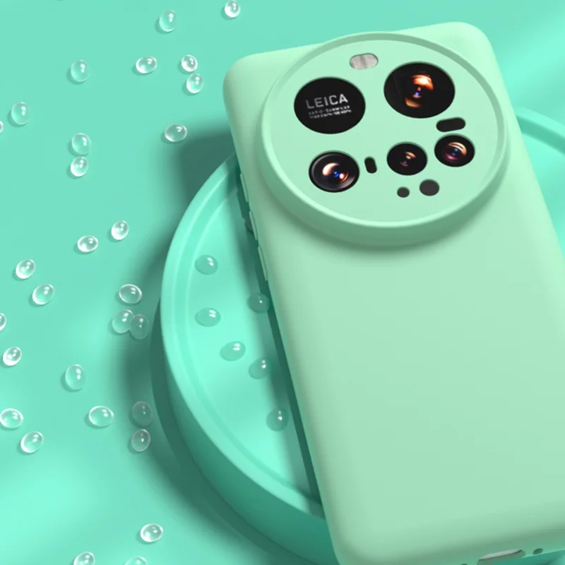 YCADEN Para Caso Xiaomi 15 Ultra Compatível com MagSafe Recortes Precisos Capa Traseira de Telefone TPU - Verde Grama
