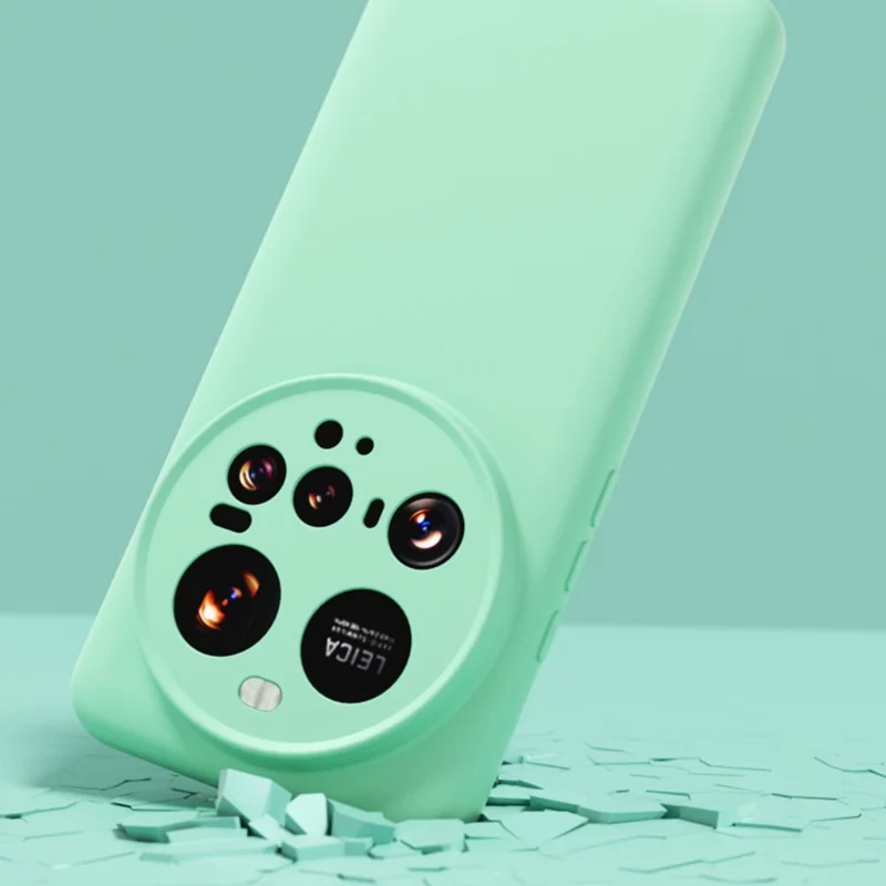 YCADEN Para Caso Xiaomi 15 Ultra Compatível com MagSafe Recortes Precisos Capa Traseira de Telefone TPU - Verde Grama