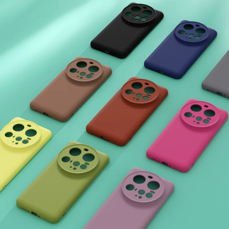 YCADEN Para Caso Xiaomi 15 Ultra Compatível com MagSafe Recortes Precisos Capa Traseira de Telefone TPU - Verde Grama