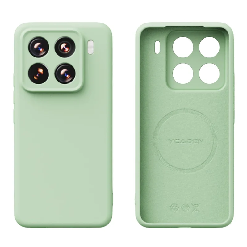 YCADEN For Xiaomi 15 Pro Case Compatible with MagSafe Precise Cutouts TPU Phone Back Cover - Grass Green