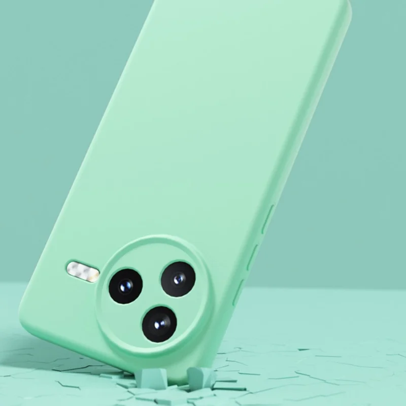 YCADEN Per Xiaomi Redmi K80 5G Cover Compatibile con MagSafe Ritagli Precisi Cover Posteriore Telefono TPU - Verde Erba