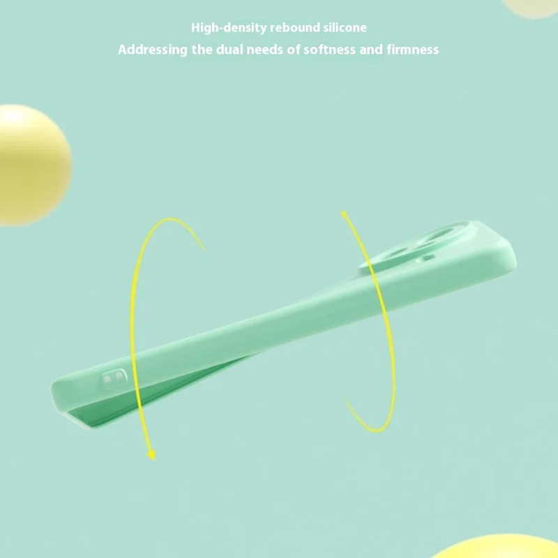 YCADEN Per Xiaomi Redmi K80 5G Cover Compatibile con MagSafe Ritagli Precisi Cover Posteriore Telefono TPU - Verde Erba