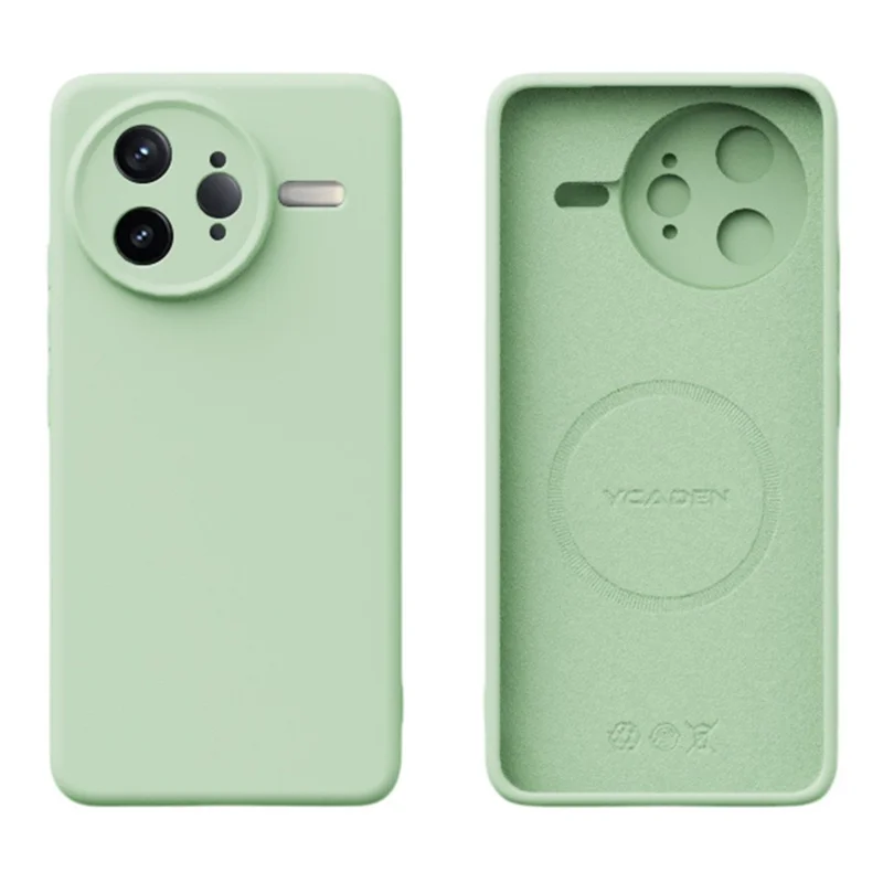 YCADEN For Xiaomi Redmi K80 Pro 5G Case Compatible with MagSafe Precise Cutouts TPU Phone Back Cover - Grass Green