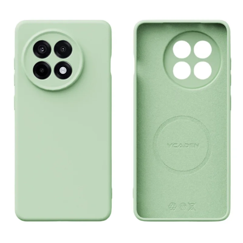 YCADEN For OnePlus Ace 5 5G Case Compatible with MagSafe Precise Cutouts TPU Phone Back Cover - Grass Green