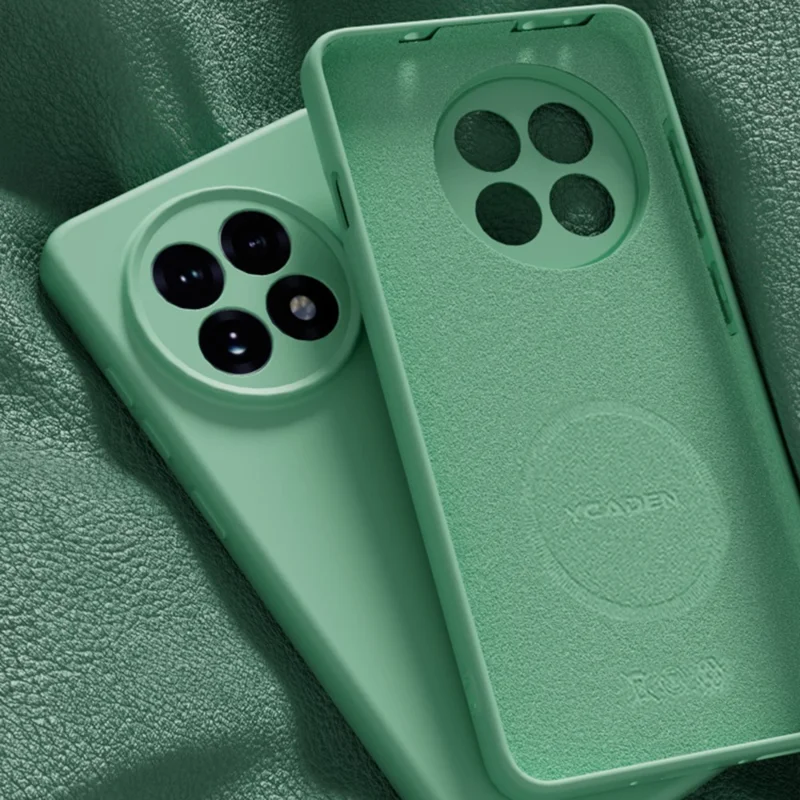 YCADEN For OnePlus Ace 5 5G Case Compatible with MagSafe Precise Cutouts TPU Phone Back Cover - Grass Green