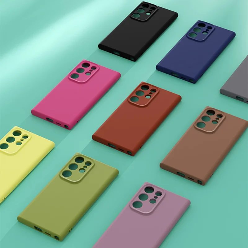 YCADEN Obudowa na Samsung Galaxy S24 Ultra, Precyzyjne wycięcia, Tylna Nakładka z TPU - Zielony Trawy