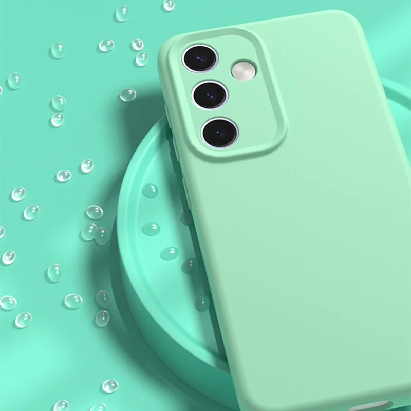 YCADEN For Samsung Galaxy S25 Case Precise Cutouts TPU Phone Back Cover - Blackcurrant