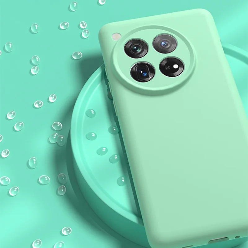 YCADEN For OnePlus 12 5G Case Precise Cutouts TPU Phone Back Cover - Grass Green