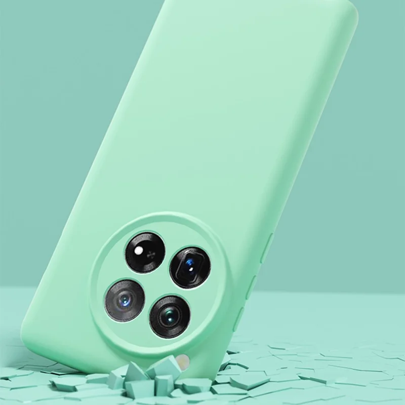 YCADEN For OnePlus 12 5G Case Precise Cutouts TPU Phone Back Cover - Grass Green