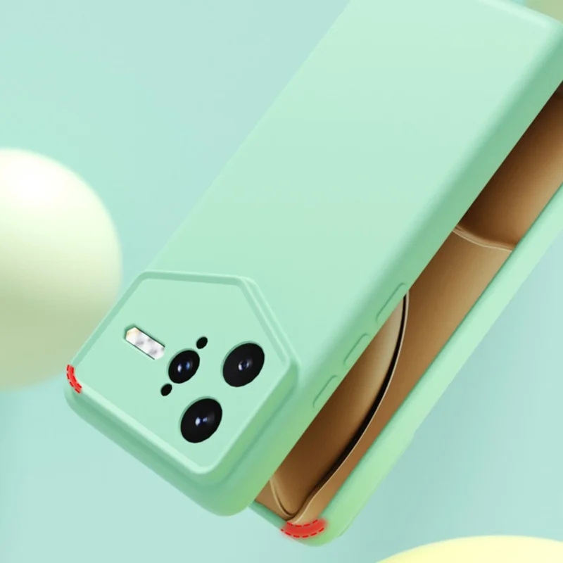 YCADEN For Xiaomi Redmi K80 Pro 5G Case Precise Cutouts TPU Phone Back Cover - Grass Green