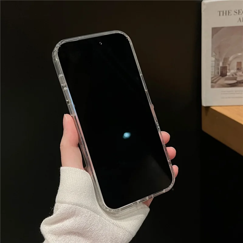 For iPhone 17 Pro Case Kleurrijk Ontwerp Stootvaste Harde PC Telefoonhoes - Blauw / Rood