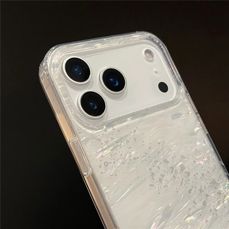 Custodia per iPhone 17 Pro Disegno Colorato Antiurto Guscio Rigido in PC - Blu