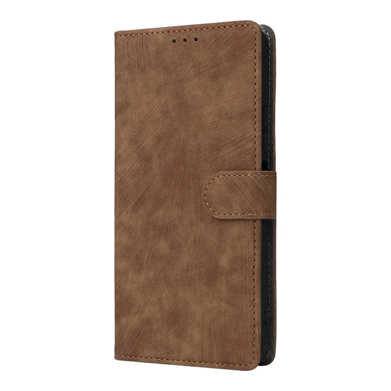 Per Xiaomi Redmi 15 5G Custodia Wallet RFID Blocking Pelle PU Custodia per Telefono con Supporto e Cinturino - Marrone