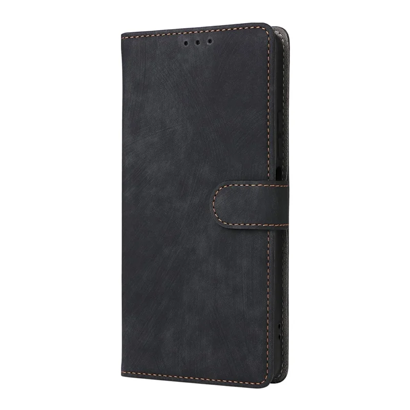 Wallet Case for Realme Note 70T 4G / Note 70 4G / Narzo 80 Lite 4G / Realme C71 4G (India) RFID Blocking PU Leather Phone Cover Stand with Strap - Black