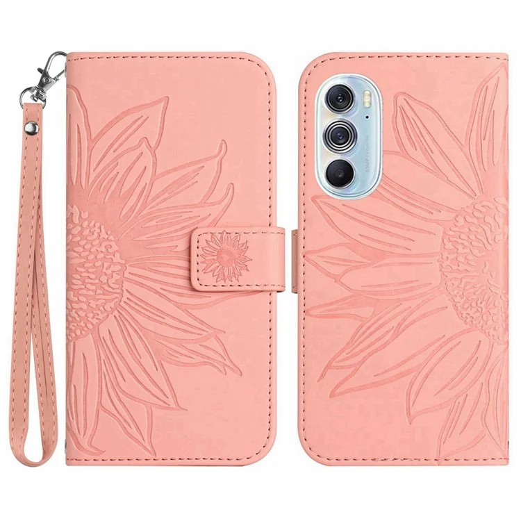 Pour Motorola Edge 30 Pro (edge Motorola + (2022)) Couvercle de Téléphone à Couverture de Téléphone Skin - Rose Clair