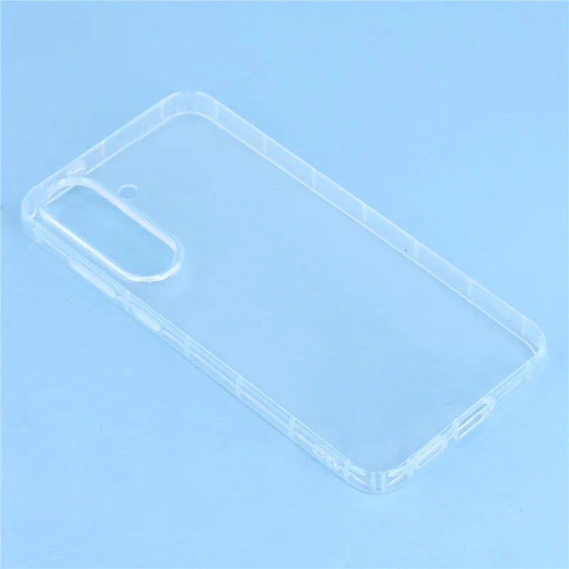 For Samsung Galaxy S25 FE Case Airbag Protection TPU Clear Phone Back Cover Large Lens Cutout