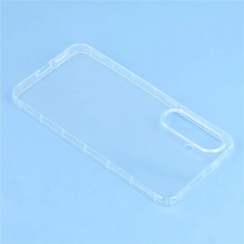 For Samsung Galaxy S25 FE Case Airbag Protection TPU Clear Phone Back Cover Large Lens Cutout