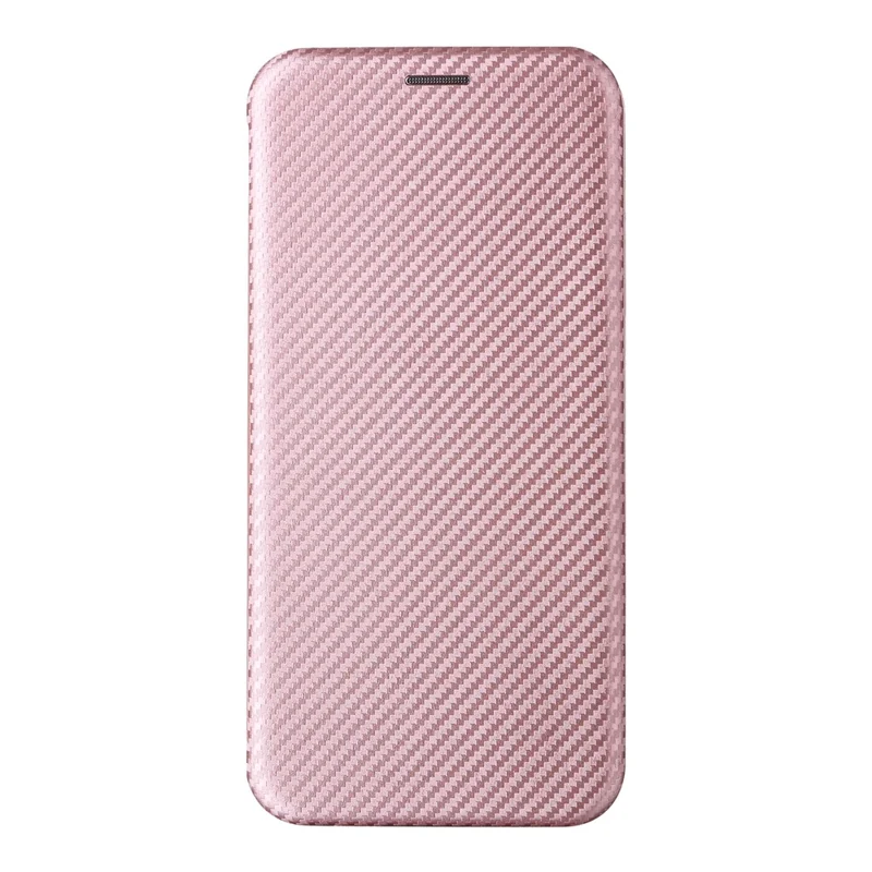 For Nothing Phone (3) 5G Case Carbon Fiber Texture Drop-Proof PU Leather Phone Cover - Rose Gold