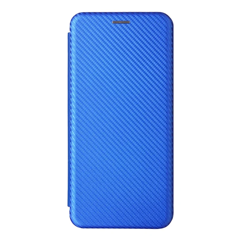 For Realme 15 Pro 5G  /  15 5G Case Carbon Fiber Texture Drop-Proof PU Leather Phone Cover - Blue