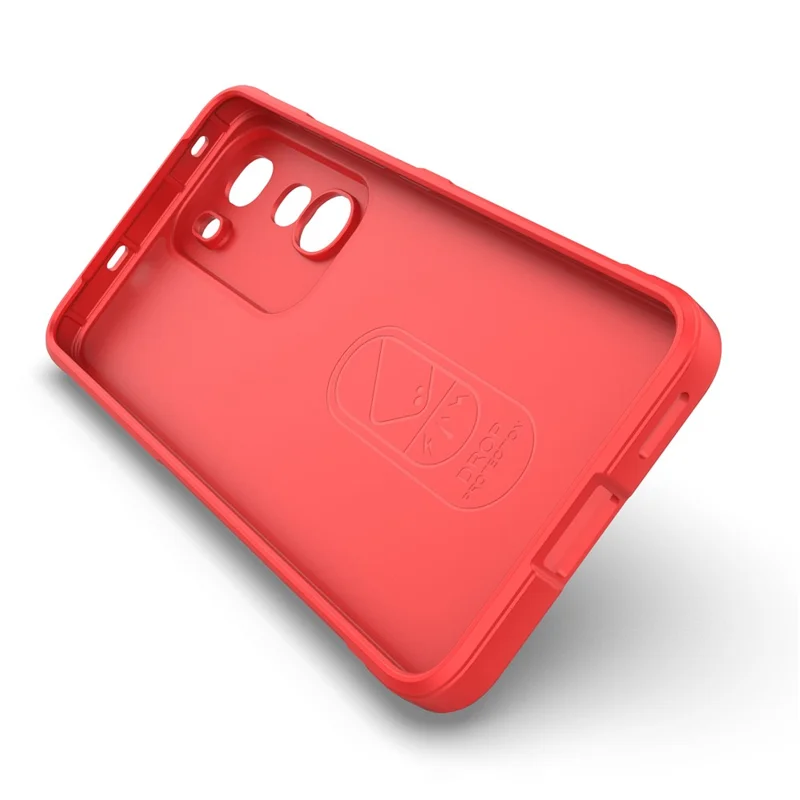 For vivo Y400 5G Case Anti-Drop Soft TPU Rugged Phone Back Cover - Red
