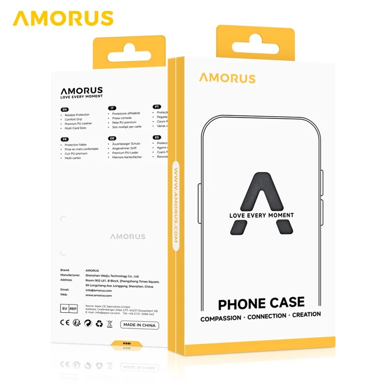 Funda AMORUS para Samsung Galaxy S23 FE, Carcasa Híbrida de TPU Suave y PC Duro, Antichoques, Cubierta de Teléfono - Purpurina Blanca