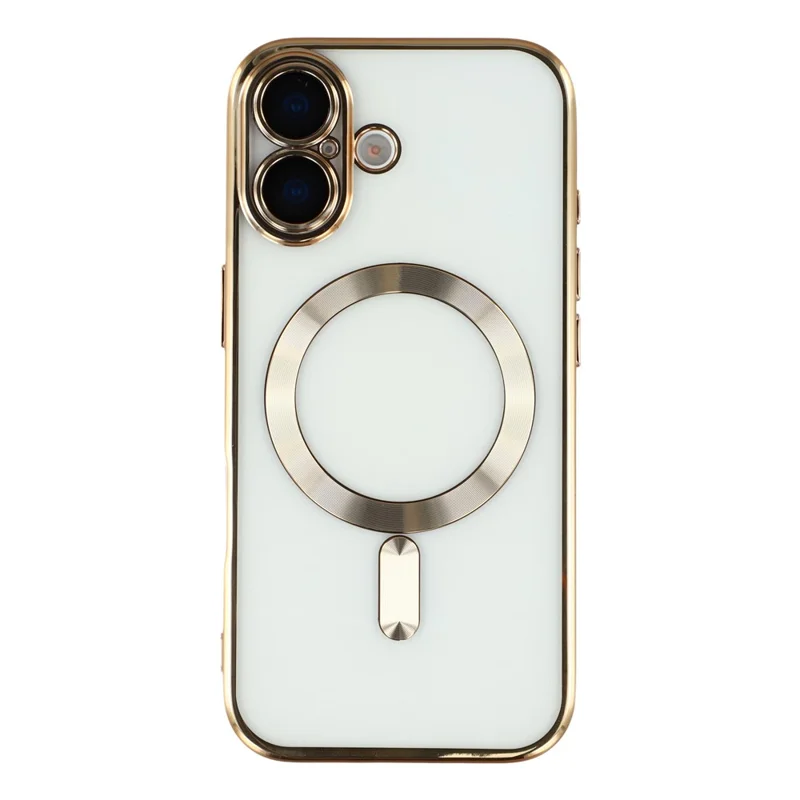 Étui pour iPhone 17 X-LEVEL Compatible avec MagSafe Protection complète de la caméra Étui de téléphone TPU - Or