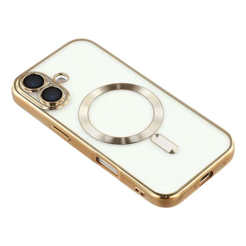 Étui pour iPhone 17 X-LEVEL Compatible avec MagSafe Protection complète de la caméra Étui de téléphone TPU - Or