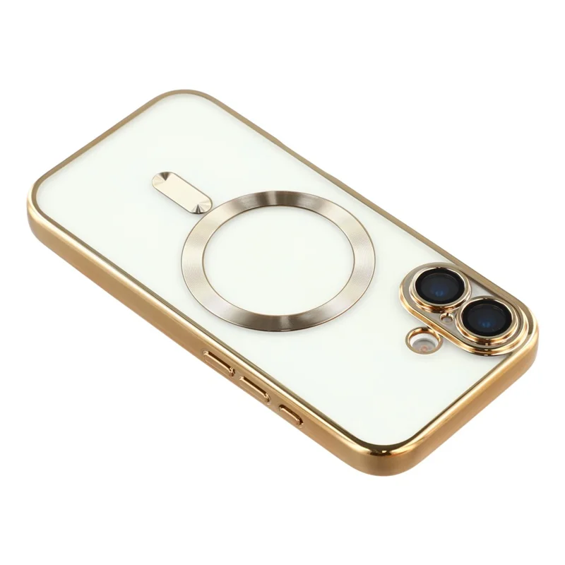 Étui pour iPhone 17 X-LEVEL Compatible avec MagSafe Protection complète de la caméra Étui de téléphone TPU - Or